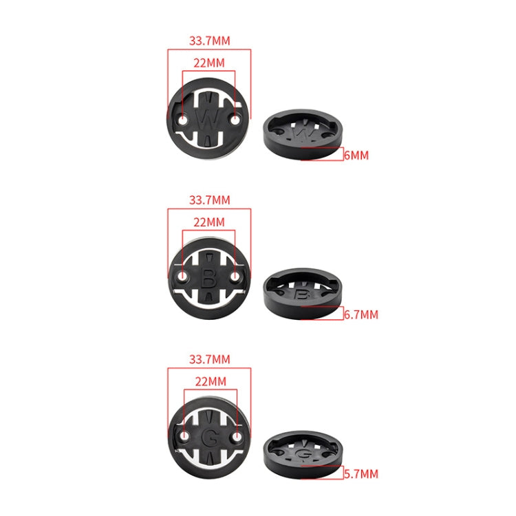 3 PCS Mountain Road Bike Stopwatch Conversion Seat For Garmin - Holders by PMC TechLife | Online Shopping South Africa | PMC TechLife | Buy Now Pay Later Mobicred