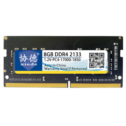 XIEDE X058 DDR4 NB 2133 Full Compatibility Notebook RAMs, Memory Capacity: 8GB - RAMs by XIEDE | Online Shopping South Africa | PMC Jewellery | Buy Now Pay Later Mobicred