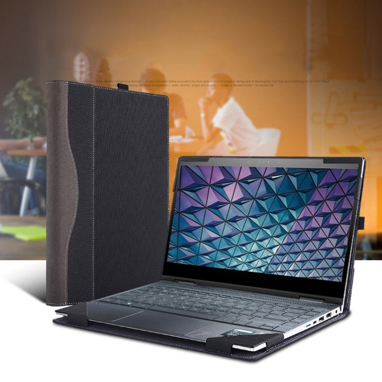 Laptop Leather Anti-Fall Protective Case For HP Envy 13-AQ Ad Ah(Wine Red) - 13.3 inch by PMC TechLife | Online Shopping South Africa | PMC TechLife | Buy Now Pay Later Mobicred