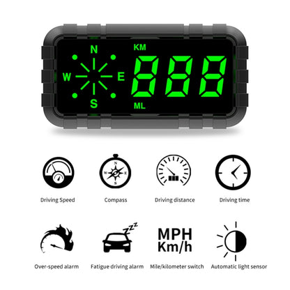 C3010 Car Head-up Display Speed Alarm(English Version) - Head Up Display System by PMC Jewellery | Online Shopping South Africa | PMC Jewellery | Buy Now Pay Later Mobicred