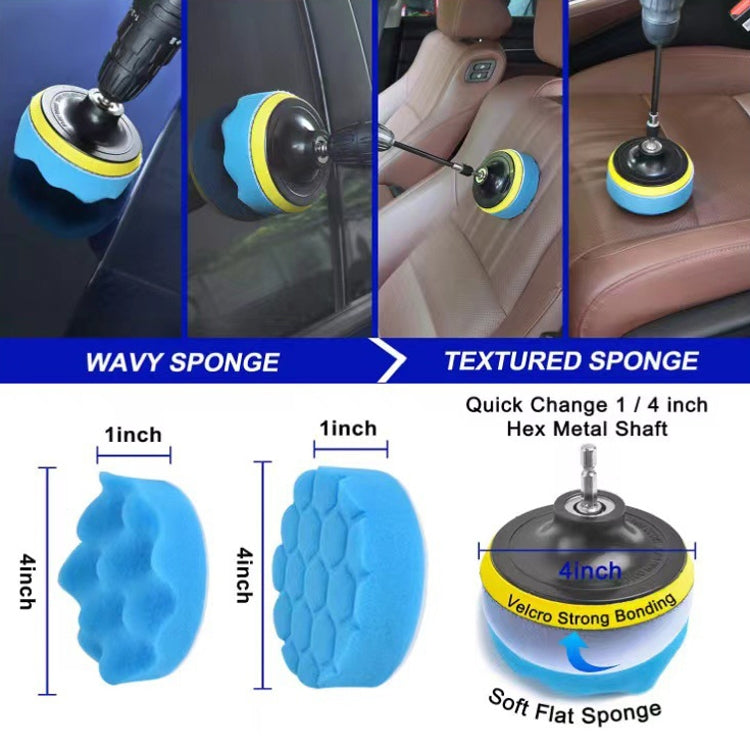 18 PCS / Set Multi-Function Cleaning Electric Drill Brush - Car washing supplies by PMC TechLife | Online Shopping South Africa | PMC TechLife | Buy Now Pay Later Mobicred