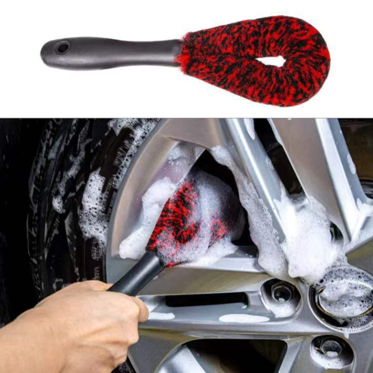 3 PCS / Set Car Beauty Imitation Wool Fiber Stick Wheel Cleaning Brush - Car washing supplies by PMC Jewellery | Online Shopping South Africa | PMC Jewellery | Buy Now Pay Later Mobicred