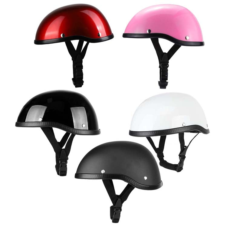 BSDDP A0315 Summer Scooter Half Helmet(Bright Black) - Protective Helmet & Masks by BSDDP | Online Shopping South Africa | PMC Jewellery | Buy Now Pay Later Mobicred