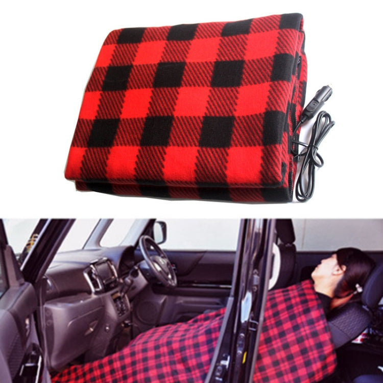 12V Car Winter Electric Heating Blanket Temperature Control Type(Red) - Seat Accessories by PMC Jewellery | Online Shopping South Africa | PMC Jewellery | Buy Now Pay Later Mobicred