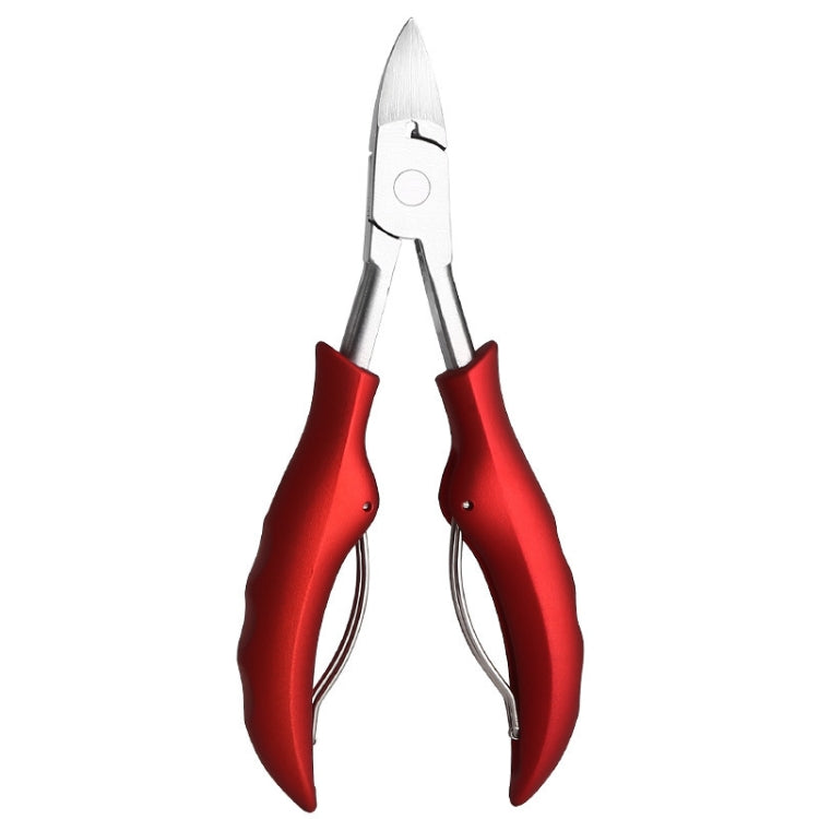 Stainless Steel Nail Clippers Olecranon Dead Skin Pliers Set(Red ABS Handle) - Nail Clipper by PMC Jewellery | Online Shopping South Africa | PMC Jewellery | Buy Now Pay Later Mobicred