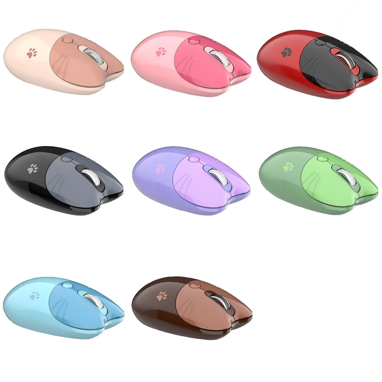 M3 3 Keys Cute Silent Laptop Wireless Mouse, Spec: Wireless Version (Milk Tea) - Wireless Mice by PMC Jewellery | Online Shopping South Africa | PMC Jewellery | Buy Now Pay Later Mobicred