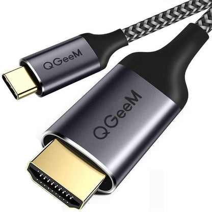 QGeeM QG-UA09 Type-C To HDMI Cable 1.2m - Cable by QGeeM | Online Shopping South Africa | PMC Jewellery | Buy Now Pay Later Mobicred