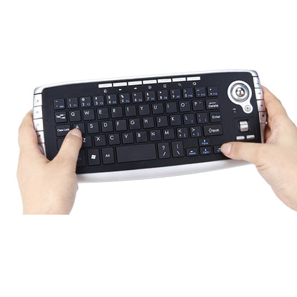 MY-10 2.4G 78 Keys 1200 DPI Mini Wireless Trackball Keyboard Wireless Keyboard And Mouse Set - Wireless Keyboard by PMC Jewellery | Online Shopping South Africa | PMC Jewellery