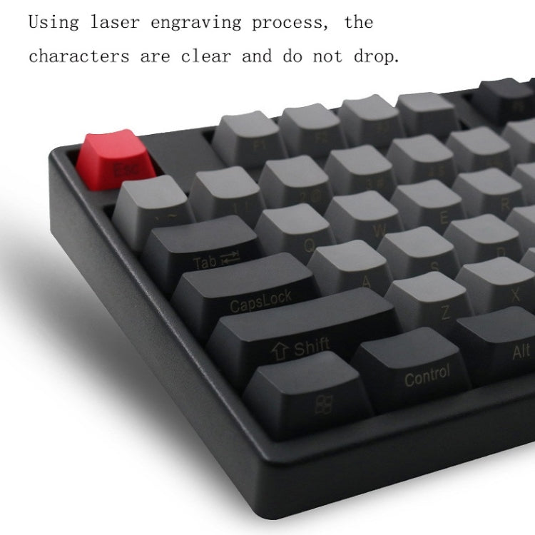 Mechanical Keyboard Laser PBT Keycap Carbon Side Words - Other by PMC Jewellery | Online Shopping South Africa | PMC Jewellery | Buy Now Pay Later Mobicred