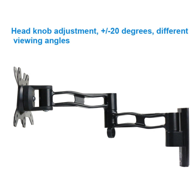 Gibbon Mounts L33 Monitor Bracket Wall Mounting Telescopic Rotating Aluminum Alloy TV Hanger - TV Brackets & Mounts by Gibbon Mounts | Online Shopping South Africa | PMC Jewellery | Buy Now Pay Later Mobicred