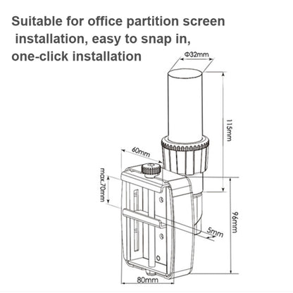 Gibbon Mounts  Lifting and Rotating Computer Monitor Bracket Slide Rail Bracket,Model:  FE110P - Laptop Stand by Gibbon Mounts | Online Shopping South Africa | PMC Jewellery | Buy Now Pay Later Mobicred