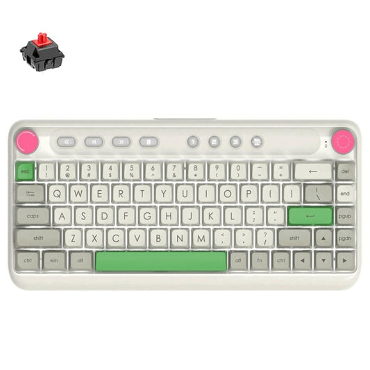 Ajazz B21 68 Keys Bluetooth Wired Mechanical Keyboard, Cable Length:1.6m(Red Shaft) - Wired Keyboard by Ajazz | Online Shopping South Africa | PMC Jewellery | Buy Now Pay Later Mobicred