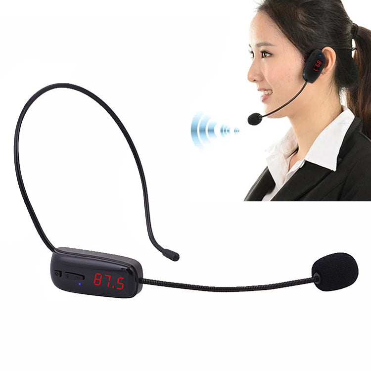 FM Microphone Wireless Headset Small Amplifier Head-Worn Microphone - Microphone by PMC TechLife | Online Shopping South Africa | PMC TechLife | Buy Now Pay Later Mobicred
