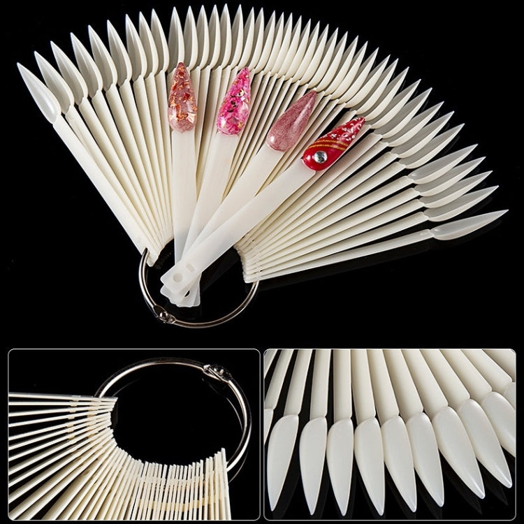 Nail Color Card Nail Display Board, Sort by color: Natural Bamboo - Nail Art Equipment by PMC Jewellery | Online Shopping South Africa | PMC Jewellery | Buy Now Pay Later Mobicred