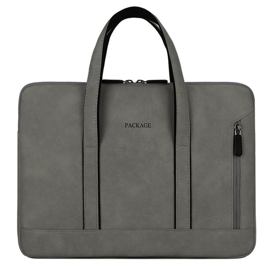 Q5 PU Waterproof and Wear-resistant Laptop Liner Bag, Size: 14 / 14.6 inch(Dark Gray) - 14.1 inch by PMC Jewellery | Online Shopping South Africa | PMC Jewellery | Buy Now Pay Later Mobicred