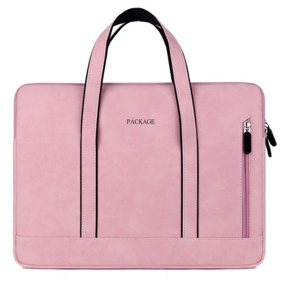 Q5 PU Waterproof and Wear-resistant Laptop Liner Bag, Size: 15 / 15.4 / 15.6 inch(Pink) - 15 inch by PMC Jewellery | Online Shopping South Africa | PMC Jewellery | Buy Now Pay Later Mobicred