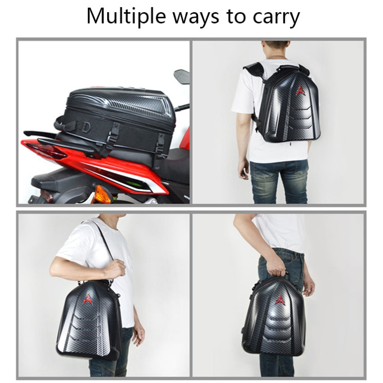 MOTOCENTRIC 11-MC-0113 Outdoor Riding Motorcycle Rear Seat Bag(Red) - Bags & Luggages by MOTOCENTRIC | Online Shopping South Africa | PMC Jewellery | Buy Now Pay Later Mobicred