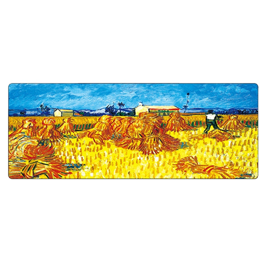 400x900x4mm Locked Am002 Large Oil Painting Desk Rubber Mouse Pad(Scarecrow) - Mouse Pads by PMC Jewellery | Online Shopping South Africa | PMC Jewellery | Buy Now Pay Later Mobicred