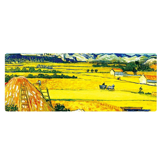 400x900x4mm Locked Am002 Large Oil Painting Desk Rubber Mouse Pad(Wheat Field) - Mouse Pads by PMC Jewellery | Online Shopping South Africa | PMC Jewellery | Buy Now Pay Later Mobicred