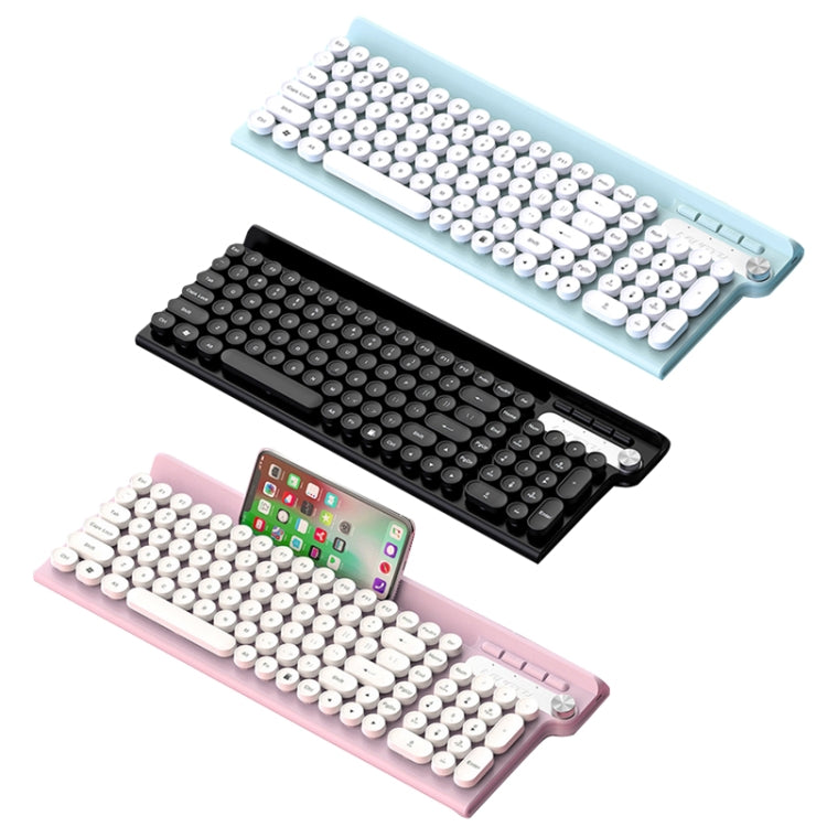 LANGTU L3 102 Keys Anti-Spill Silent Office Wired Mechanical Keyboard, Cable Length: 1.5m(Pink) - Wired Keyboard by LANGTU | Online Shopping South Africa | PMC Jewellery | Buy Now Pay Later Mobicred