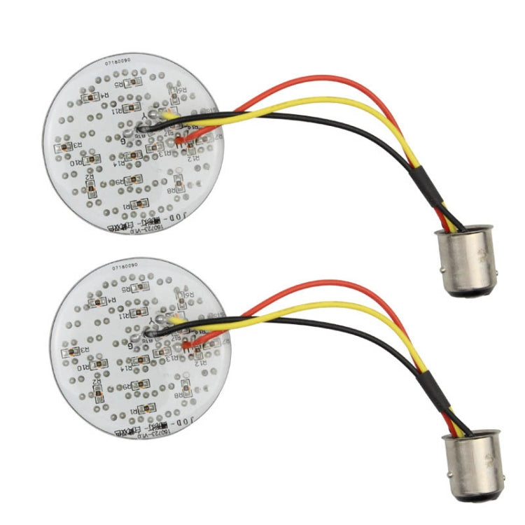 2 PCS Motorcycle LED Signal Steering Lamp For Dyna(Yellow Light 1156 Without Lampshade) - Signal Lights by PMC Jewellery | Online Shopping South Africa | PMC Jewellery | Buy Now Pay Later Mobicred