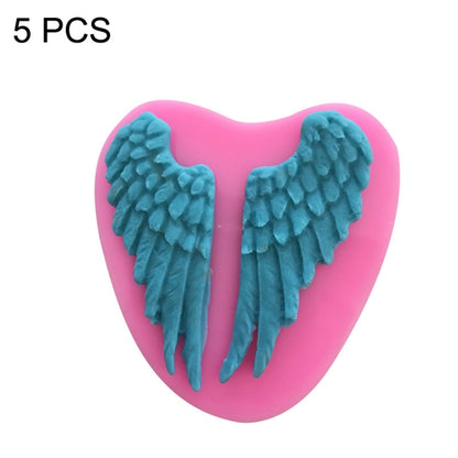 5 PCS Angel Wings Cake Silicone Mold Baking Tool - Food Molds by PMC Jewellery | Online Shopping South Africa | PMC Jewellery