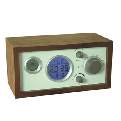 SY-601 Home Multifunctional Retro Wooden Radio Electronic Thermometer Alarm Clock(Random Color Delivery) - Radio Player by PMC Jewellery | Online Shopping South Africa | PMC Jewellery