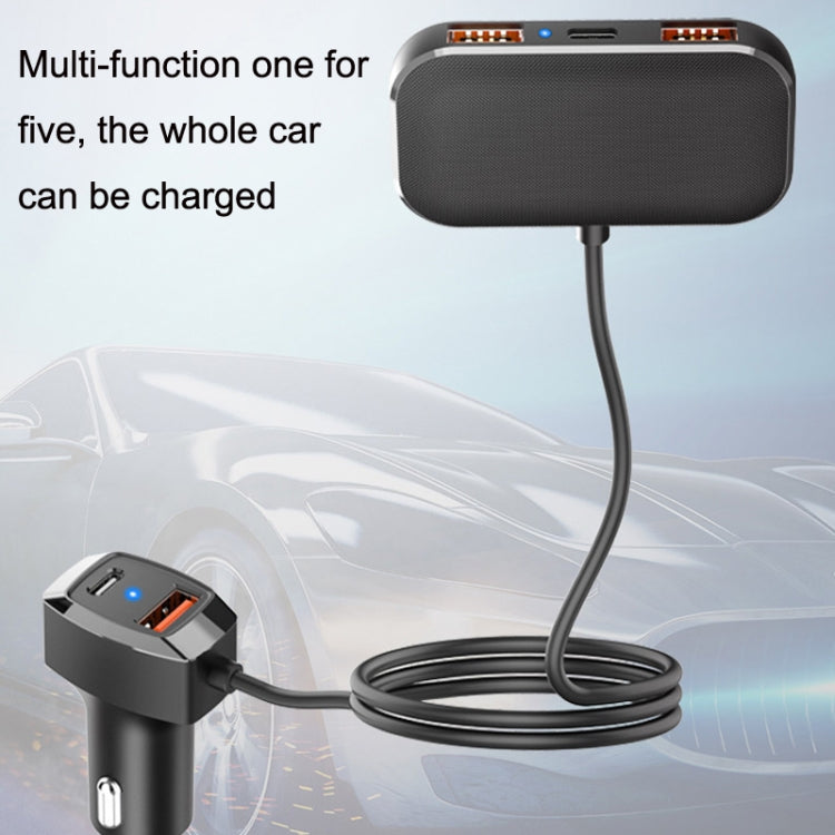 SC02 5 In 1 Mobile Phone Fast Recharge Car Charger - Cigar Socket by PMC Jewellery | Online Shopping South Africa | PMC Jewellery | Buy Now Pay Later Mobicred