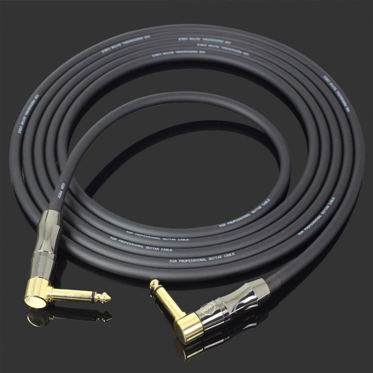 KGR Guitar Cable Keyboard Drum Audio Cable, Specification: 3m(Double Elbow Jack) - free shipping - PMC TechLife - Order now!