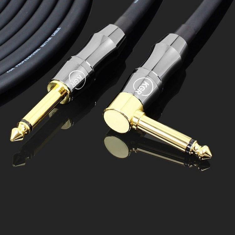 KGR Guitar Cable Keyboard Drum Audio Cable, Specification: 6m(Elbow Straight Jack) - Instrument Audio Cables by KGR | Online Shopping South Africa | PMC Jewellery | Buy Now Pay Later Mobicred