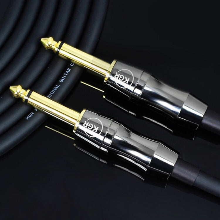 KGR Guitar Cable Keyboard Drum Audio Cable, Specification: 10m(Elbow Straight Jack) - Instrument Audio Cables by KGR | Online Shopping South Africa | PMC TechLife | Buy Now Pay Later Mobicred