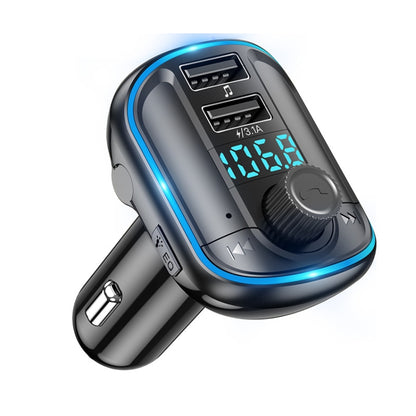 T829S Car Bluetooth Hands-free MP3 Blue Ambient Light - Bluetooth Car Kits by PMC Jewellery | Online Shopping South Africa | PMC Jewellery | Buy Now Pay Later Mobicred