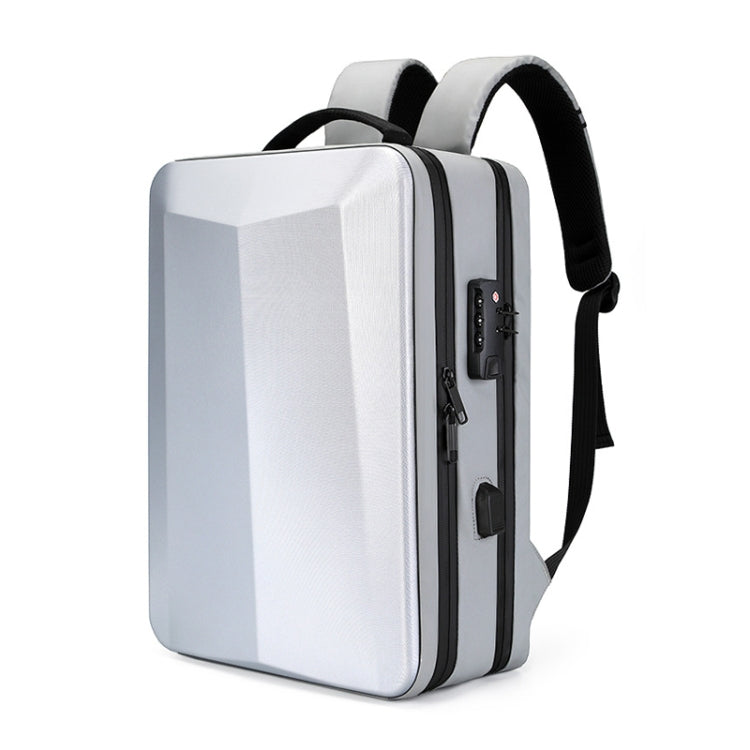 ABS Hard Shell Gaming Computer Backpack, Color: 15.6 inches (Silver) - Backpack by PMC Jewellery | Online Shopping South Africa | PMC Jewellery | Buy Now Pay Later Mobicred