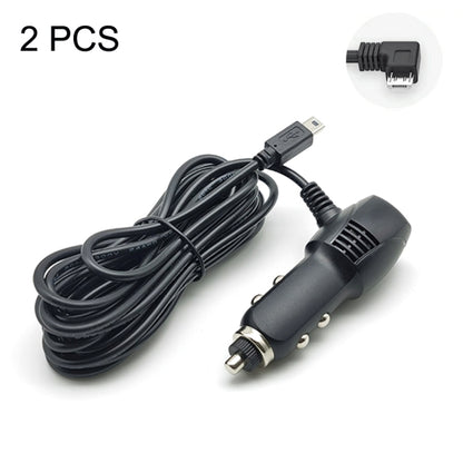 2 PCS Car Charger Fast Charging Driving Recorder Supply Line, Style: 1A+2A(Android Right Bend) - Cables & Connectors by PMC Jewellery | Online Shopping South Africa | PMC Jewellery | Buy Now Pay Later Mobicred