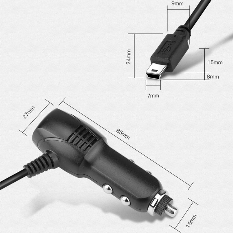 2 PCS Car Charger Driving Recorder Supply Line, Style: 1A+2A(Android Straight Head) - Cables & Connectors by PMC Jewellery | Online Shopping South Africa | PMC Jewellery | Buy Now Pay Later Mobicred