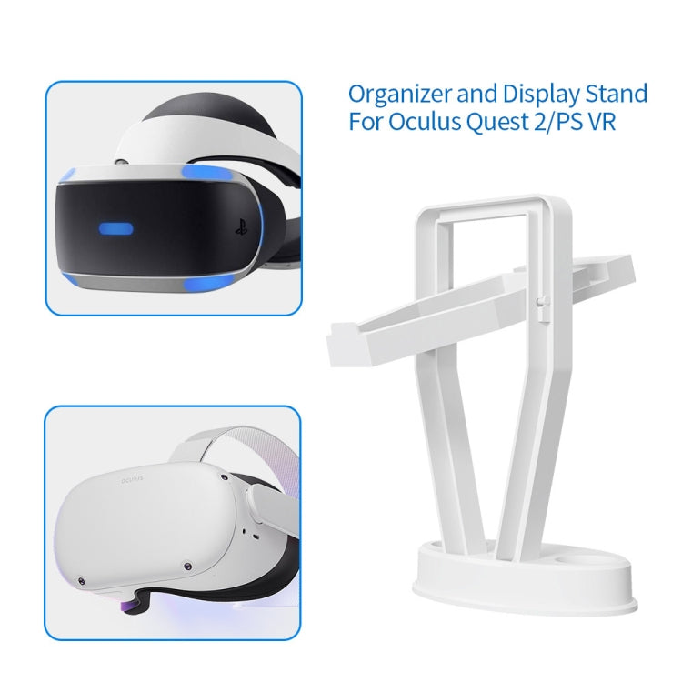 JYS-OC002 VR Bracket Desktop Storage Rack For Oculus Quest 2(White) - VR Accessories by PMC TechLife | Online Shopping South Africa | PMC TechLife | Buy Now Pay Later Mobicred