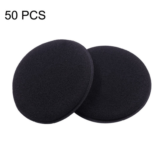 50 PCS Waxing Sponge Cars With Round Edge Car Washing Car Wax Maintenance Polished Sponge(Black) - Car washing supplies by PMC Jewellery | Online Shopping South Africa | PMC Jewellery | Buy Now Pay Later Mobicred