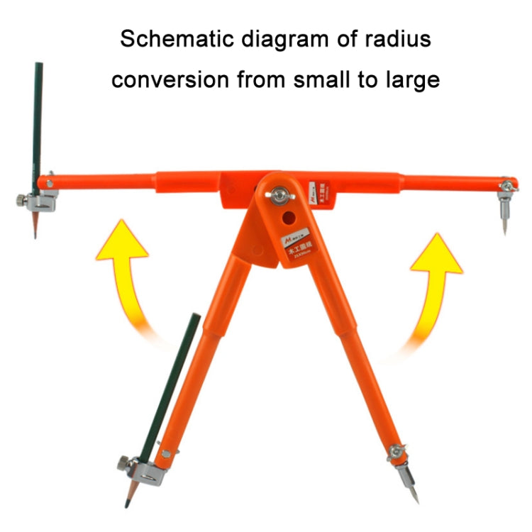 MYTEC Woodworking Decoration Drawing Metal Compass, Size: Large - Measuring Tools by MYTEC | Online Shopping South Africa | PMC Jewellery