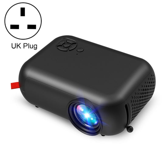 A10 480x360 Pixel Projector Support 1080P Projector ,Style: Basic Model Black (UK Plug) - Mini Projector by PMC Jewellery | Online Shopping South Africa | PMC Jewellery | Buy Now Pay Later Mobicred