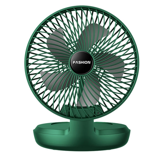 Folding Office Desktop Household Portable Small Fan, Size: 8 inch(Green USB Direct Plug) - Electric Fans by PMC Jewellery | Online Shopping South Africa | PMC Jewellery | Buy Now Pay Later Mobicred