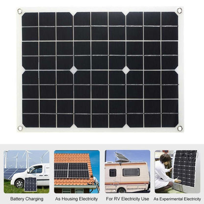 Saga Generation 2 Home Solar Generator Inverter+30A Controller+18W 12V Solar Panel, Specification: Yellow 12V To 220V - Modified Square Wave by PMC Jewellery | Online Shopping South Africa | PMC Jewellery | Buy Now Pay Later Mobicred