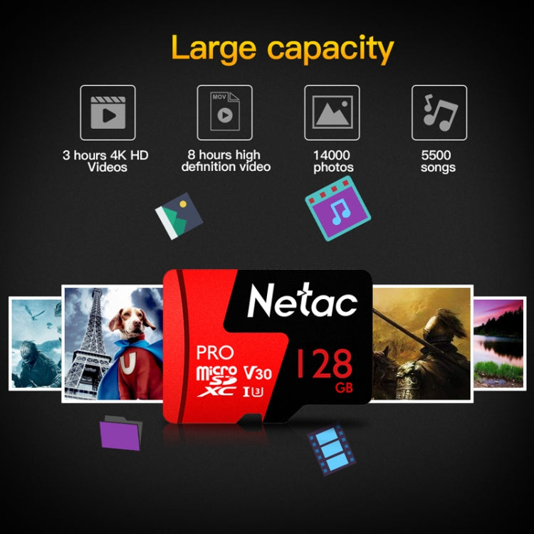 Netac Driving Recorder Surveillance Camera Mobile Phone Memory Card, Capacity: 64GB - free shipping - PMC TechLife - Order now!