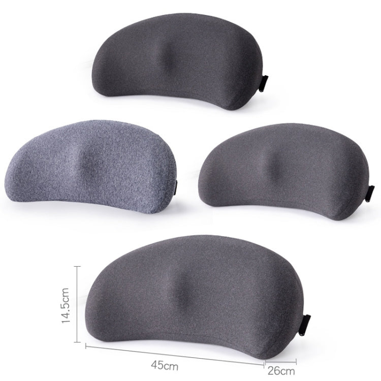 Memory Foam Car Lumbar Cushion Driving Seat Cushion(Gray) - Seat Accessories by PMC Jewellery | Online Shopping South Africa | PMC Jewellery | Buy Now Pay Later Mobicred