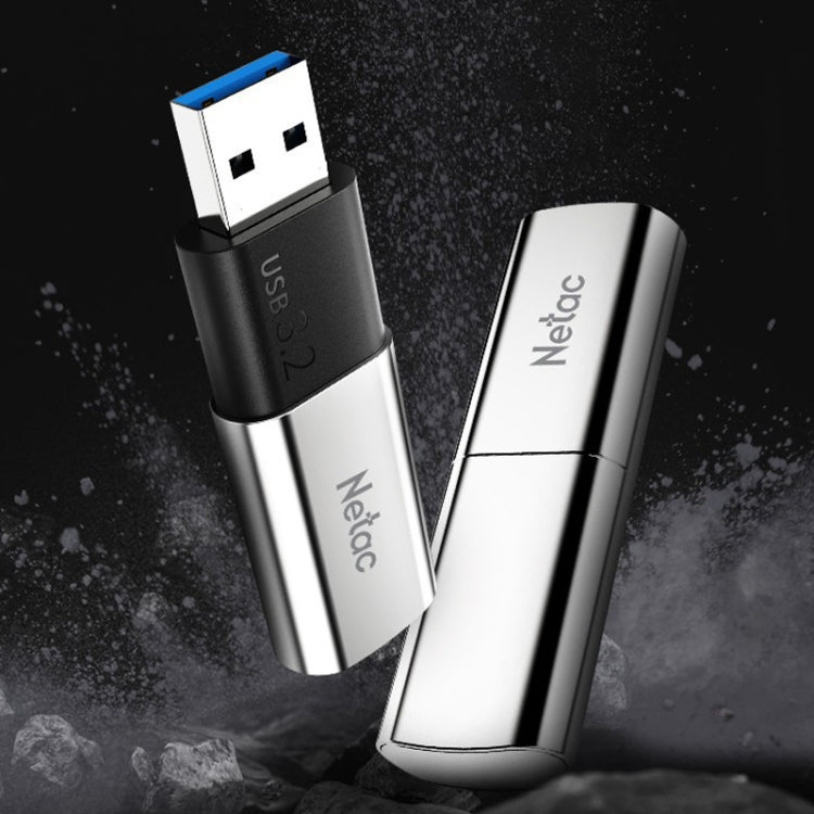 Netac US2 High-Speed Metal Capped Computer Car Mobile Solid State USB Flash Drives, Capacity: 128GB - USB Flash Drives by Netac | Online Shopping South Africa | PMC Jewellery | Buy Now Pay Later Mobicred