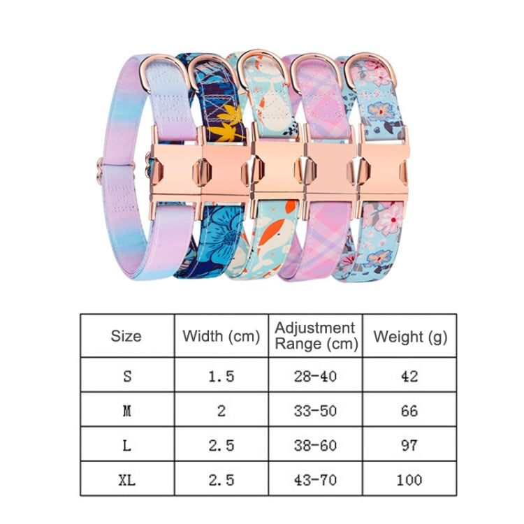 Rose Gold Buckle Pet Detachable Bow Collar, Size: S 1.5x28-40cm(Sweet Pink Girl) - Collars by PMC Jewellery | Online Shopping South Africa | PMC Jewellery