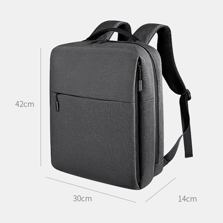 SJ08 Business Large Capacity Laptop Bag(Elegant Gray) - Backpack by PMC Jewellery | Online Shopping South Africa | PMC Jewellery | Buy Now Pay Later Mobicred