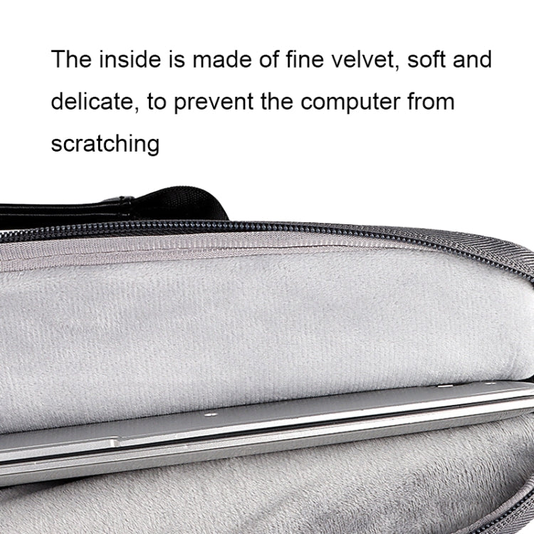 DJ04 Hidden Handle Waterproof Laptop Bag, Size: 13.3 inches(Grey) - 13.3 inch by PMC Jewellery | Online Shopping South Africa | PMC Jewellery | Buy Now Pay Later Mobicred