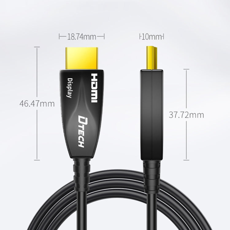 DTECH HDMI 2.0 Version Fiber Optical Line 4K 60Hz Large Screen TV Engineering Wiring, Length: 25m - Cable by DTECH | Online Shopping South Africa | PMC Jewellery | Buy Now Pay Later Mobicred