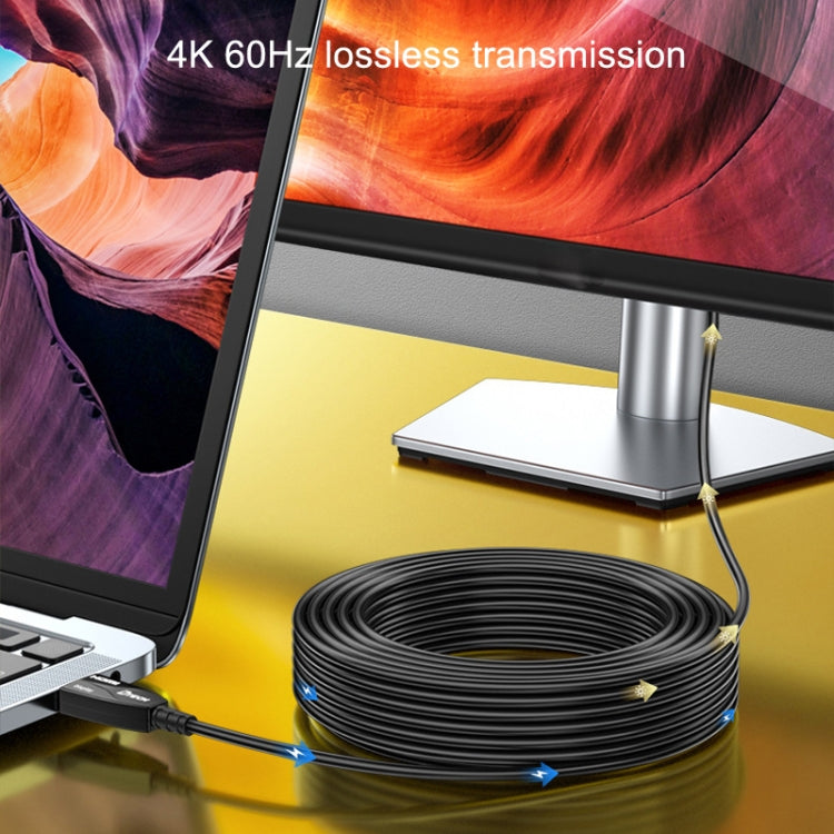 DTECH HDMI 2.0 Version Fiber Optical Line 4K 60Hz Large Screen TV Engineering Wiring, Length: 30m - free shipping - PMC Jewellery - Order now!