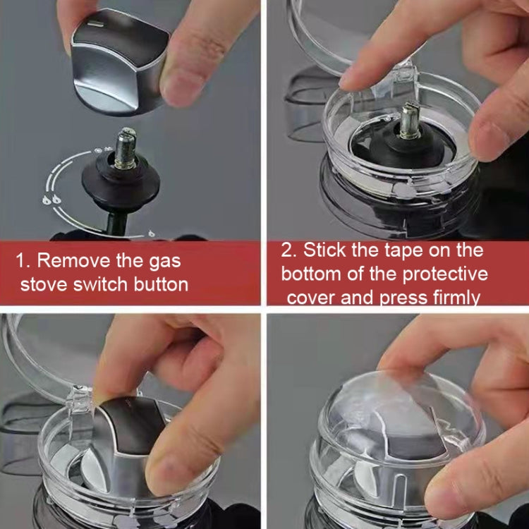 10 PCS Home Gas Stove Switch Protective Cover - Replacement Accessories by PMC TechLife | Online Shopping South Africa | PMC TechLife